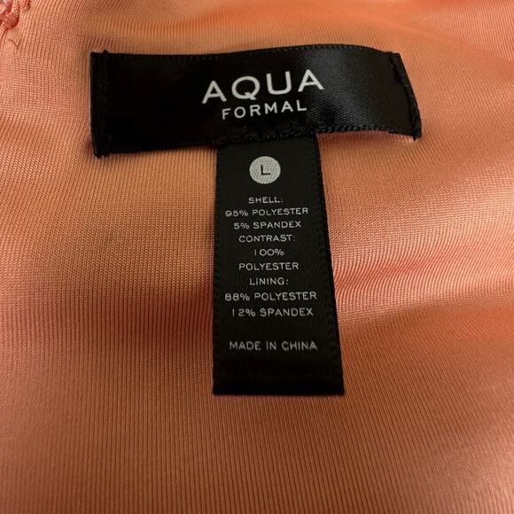 NWT Aqua Large New Years Eve Pink Asymmetrical Sequin Mini Birthday Party Dress - Picture 4 of 11